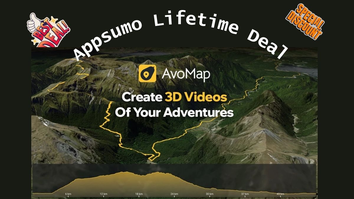 AvoMap Lifetime Deal - Create 3D videos of your adventures or events in minutes